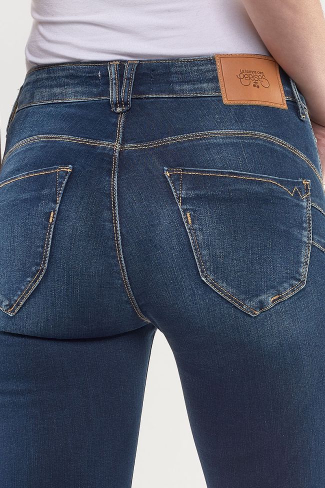 Jeans Pulp Slim Taille Haute Bleu