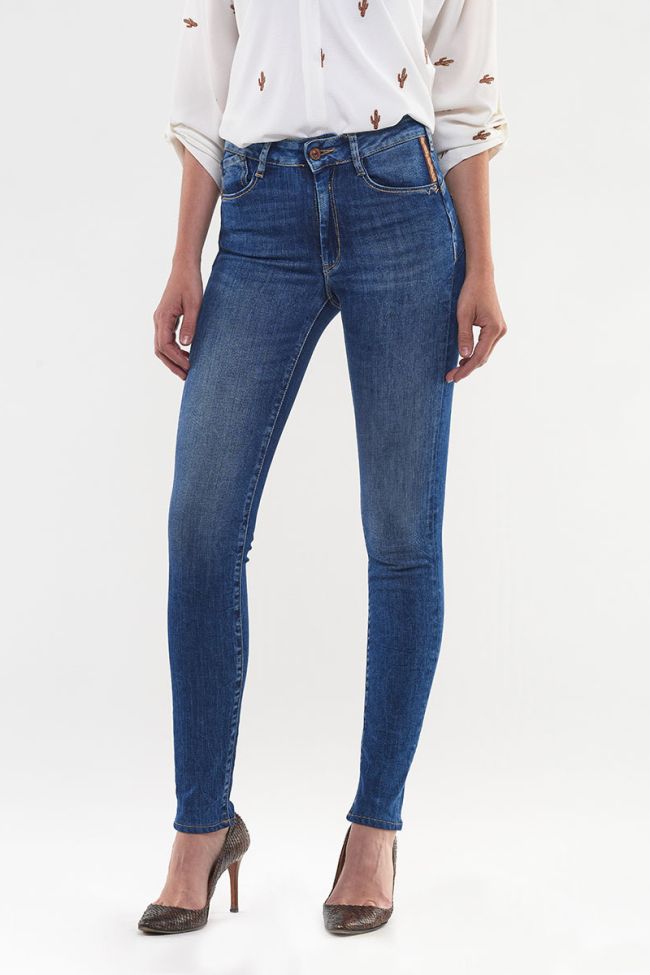 Jeans Pulp Slim Taille Haute Bleu