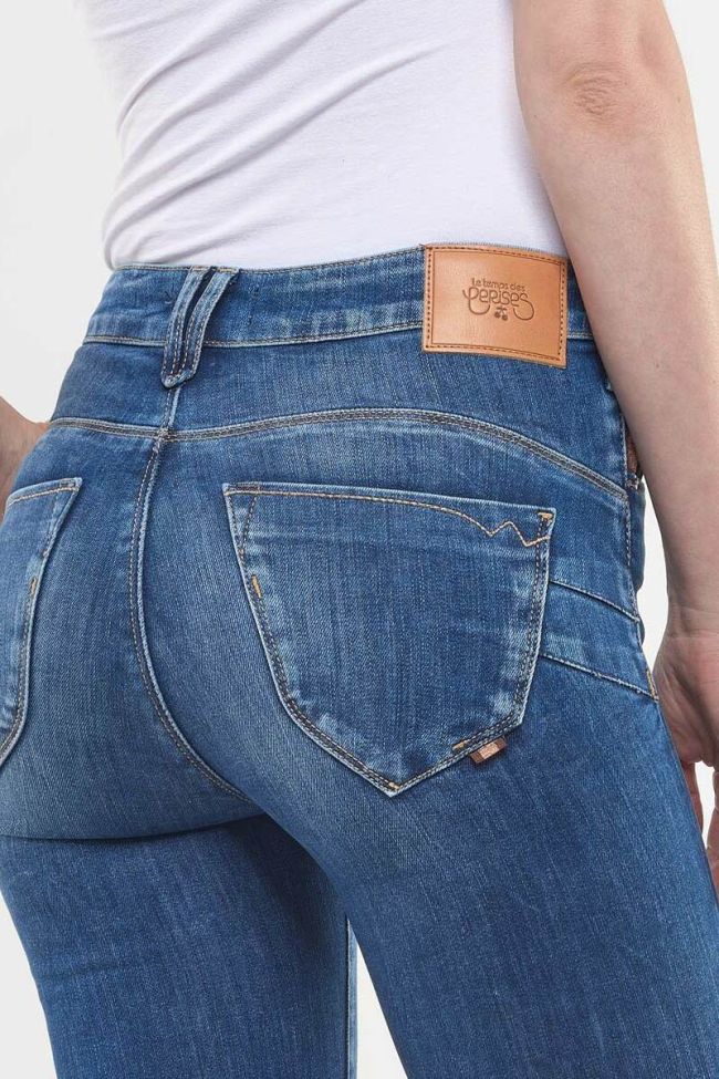 Jeans Pulp Slim Taille Haute Bleu