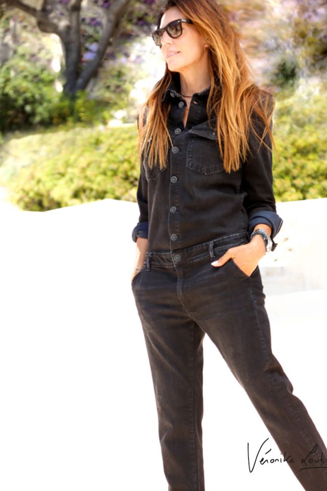 Combinaison en jeans Barbade noir