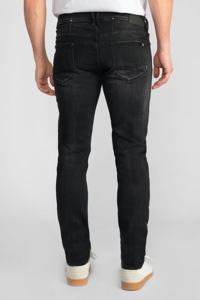 Jeans 600/17 adjusted Basic destroy noir N°1