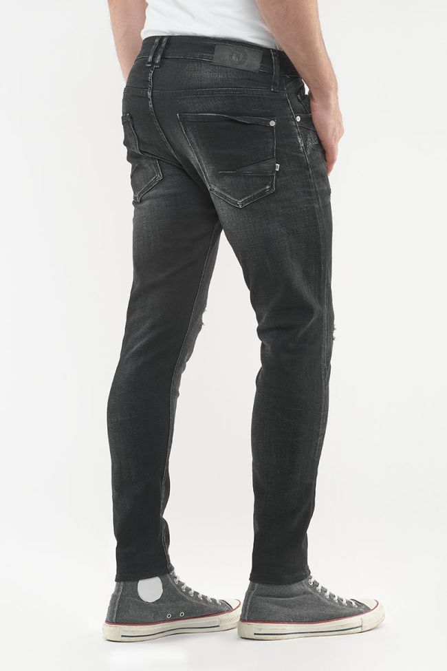 Jeans Power Skinny Noir Destroy