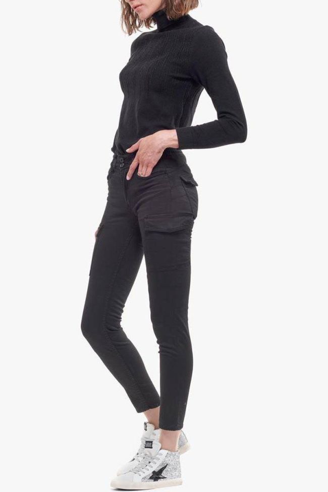 Pantalon slim Navy noir