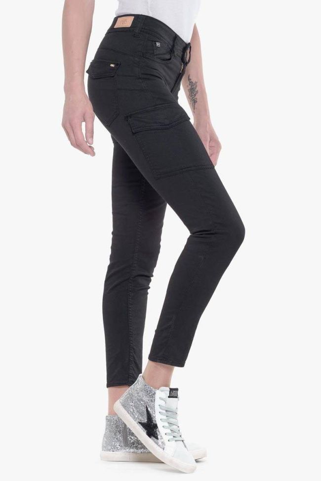 Pantalon slim Navy noir