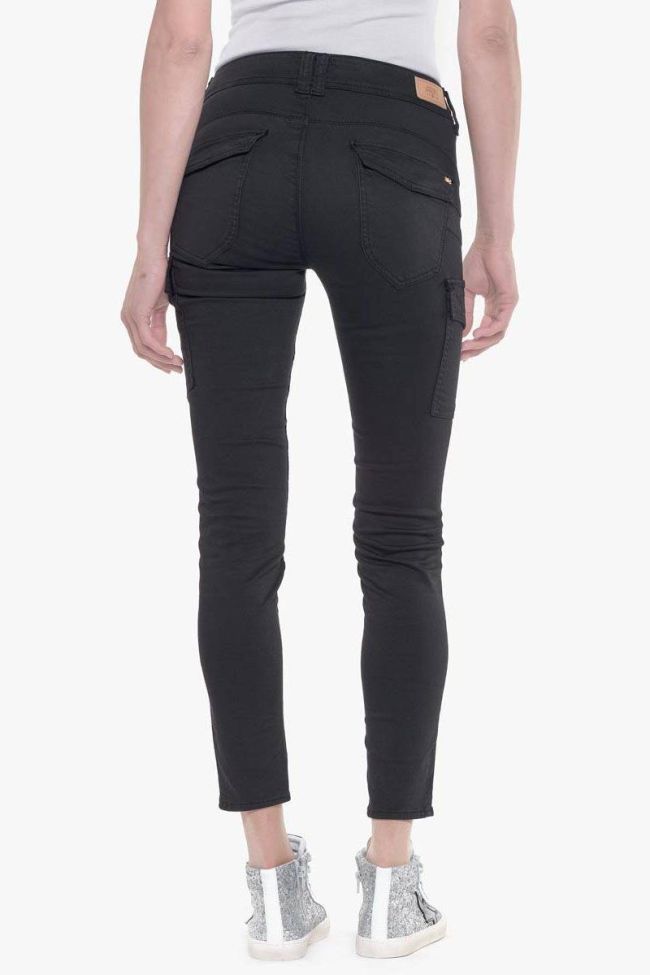 Pantalon slim Navy noir