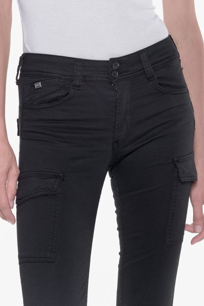 Pantalon slim Navy noir