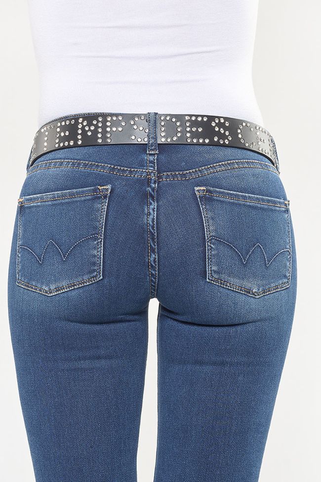 Ceinture en cuir Diam noire