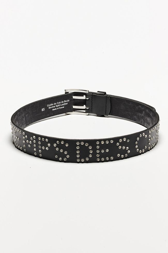 Ceinture en cuir Diam noire