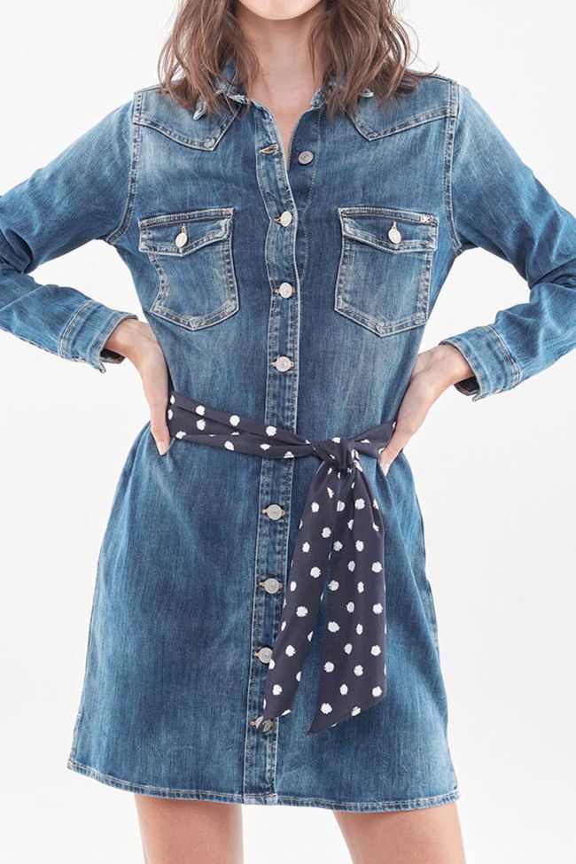 Robe en jeans Audrey bleue