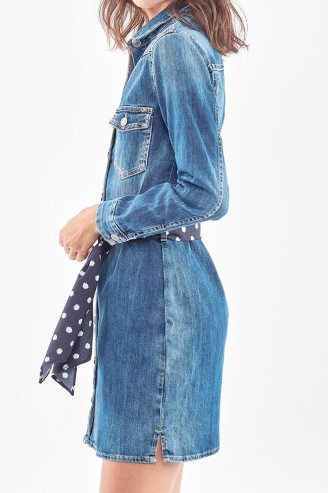 Robe en jeans Audrey bleue