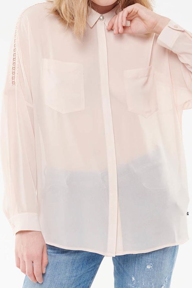 Chemise Fayora rose poudré