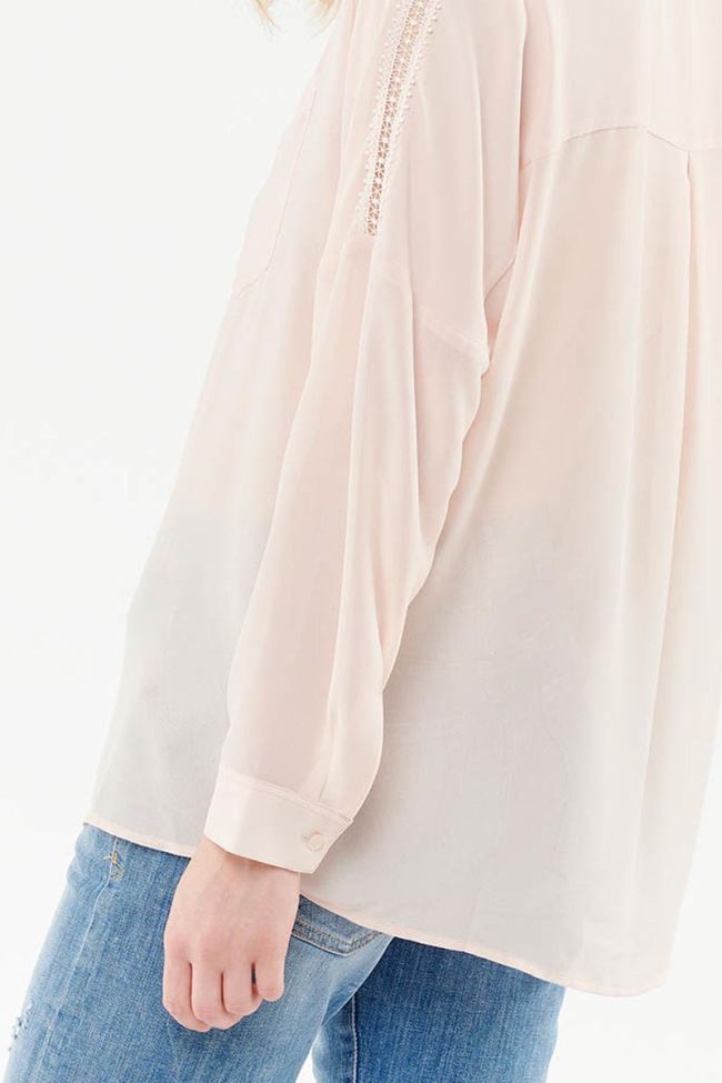 Chemise Fayora rose poudré