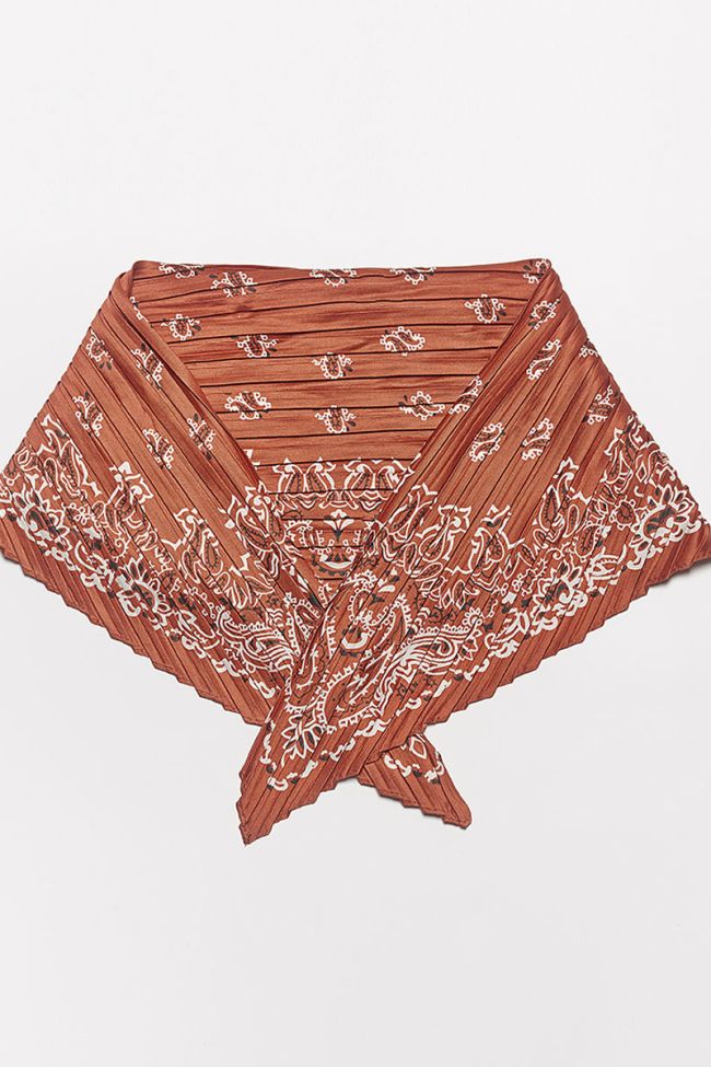 Foulard Cruz brique