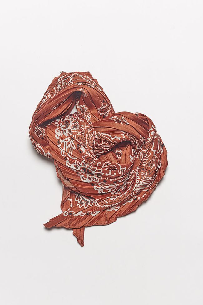 Foulard Cruz brique