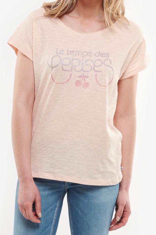 T-shirt Jenna rose poudré 