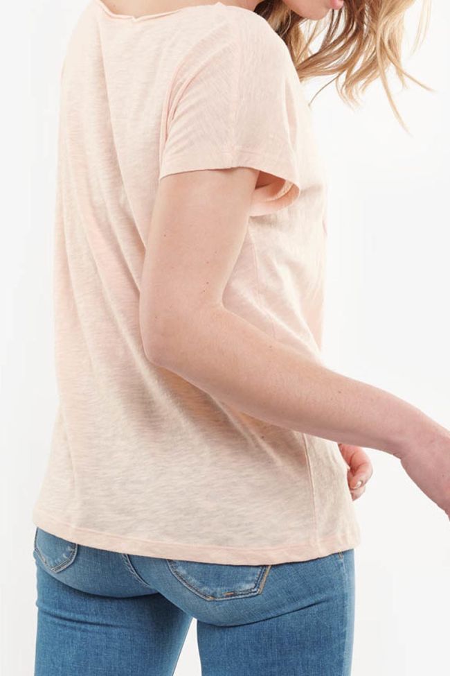 T-shirt Jenna rose poudré 