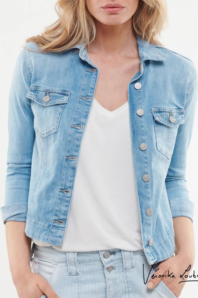 Veste en jeans Joe bleue by Véronika Loubry