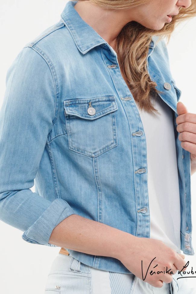 Veste en jeans Joe bleue by Véronika Loubry