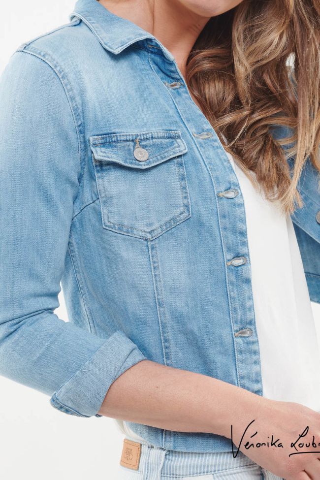 Veste en jeans Joe bleue by Véronika Loubry