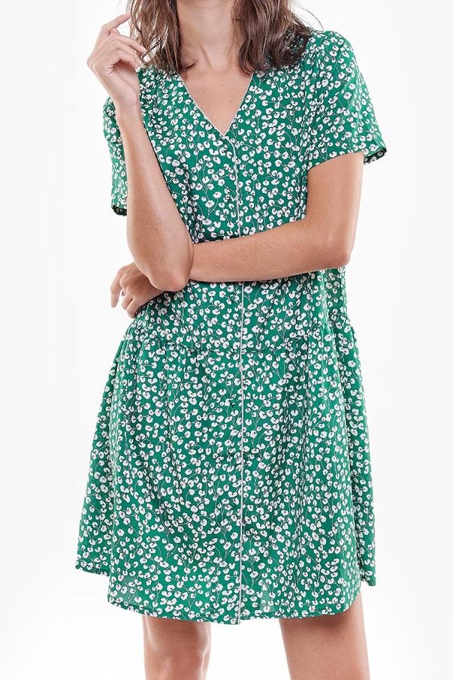 Robe chemise Mirama verte