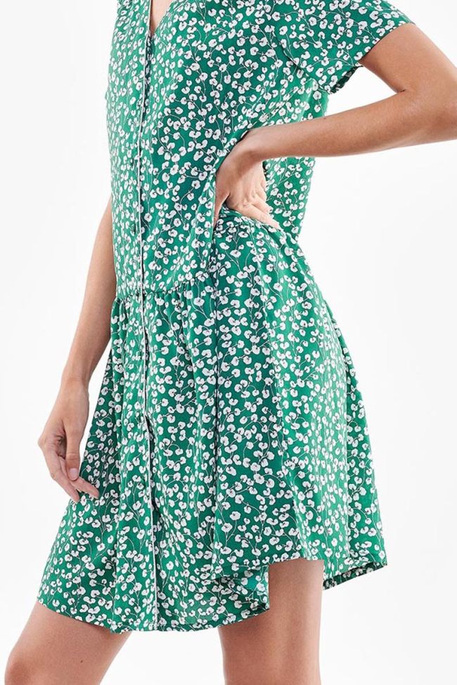 Robe chemise Mirama verte