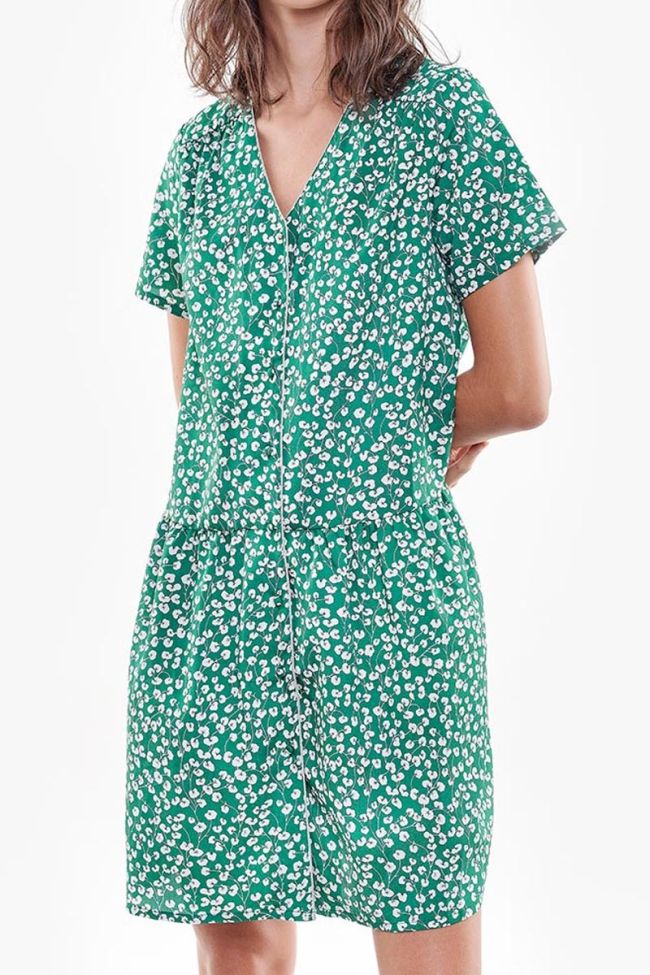 Robe chemise Mirama verte