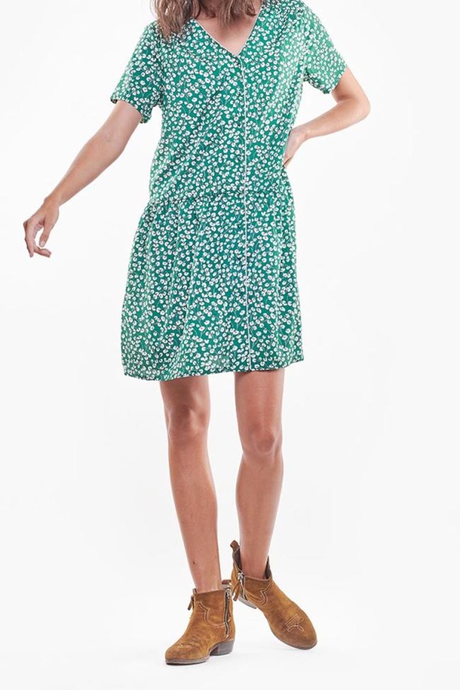 Robe chemise Mirama verte