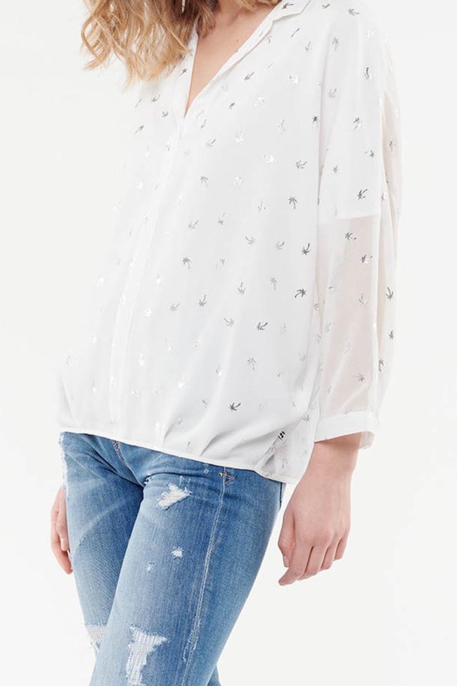 Blouse Norda blanc cassé