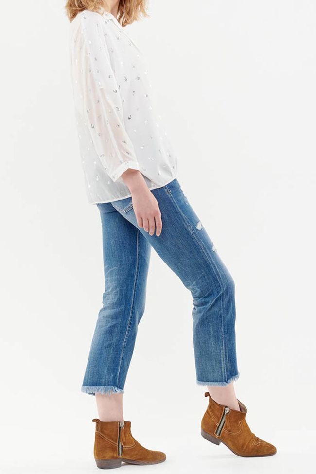 Blouse Norda blanc cassé