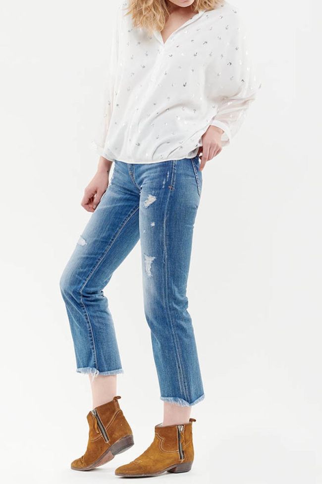 Blouse Norda blanc cassé