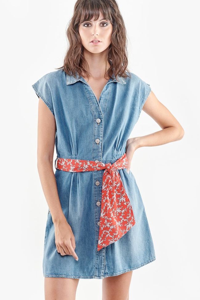 Robe en jeans Portman bleue
