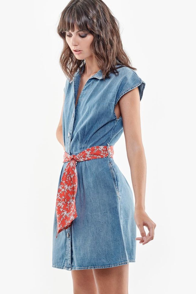 Robe en jeans Portman bleue
