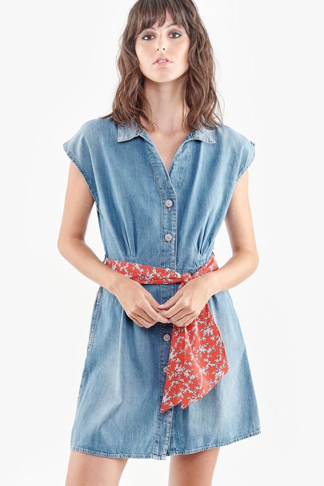 Robe en jeans Portman bleue