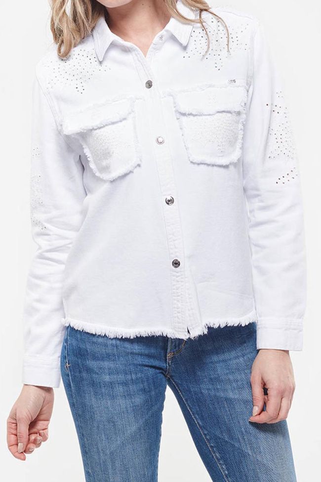 Veste Texaco blanche