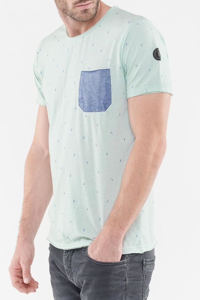 T-Shirt Breaz gris vert