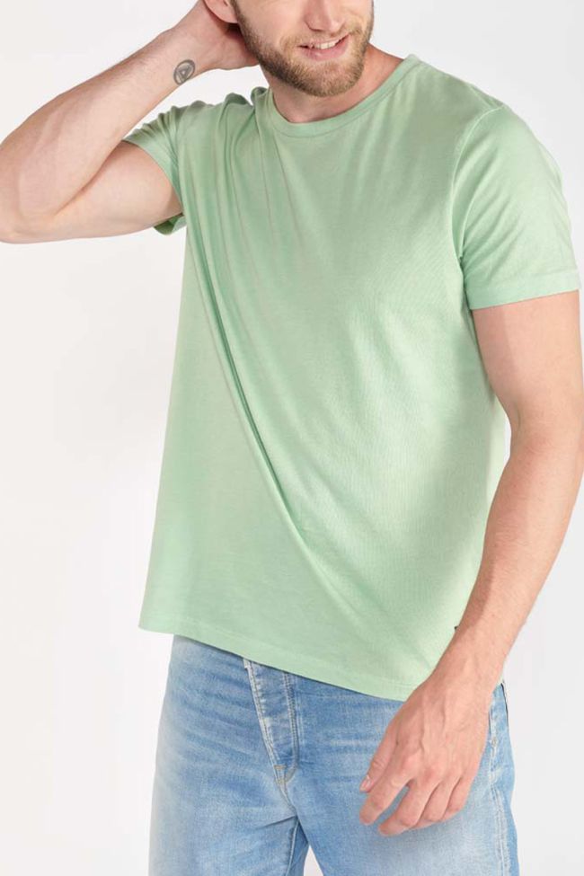 T-shirt Brown vert menthe