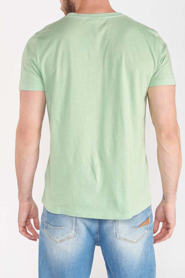 T-shirt Brown vert menthe
