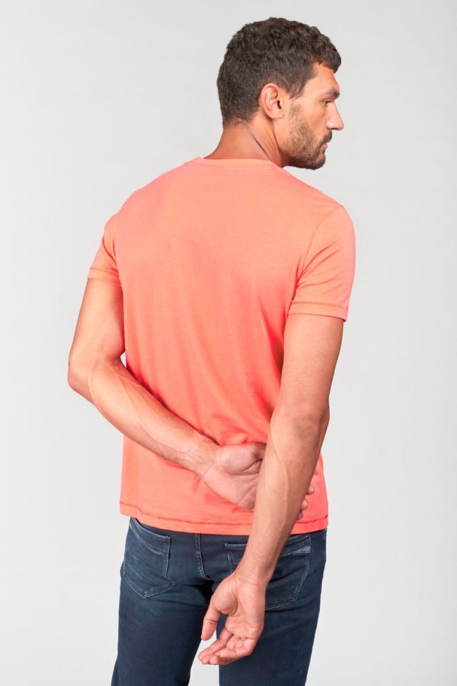 T-shirt Brown orange