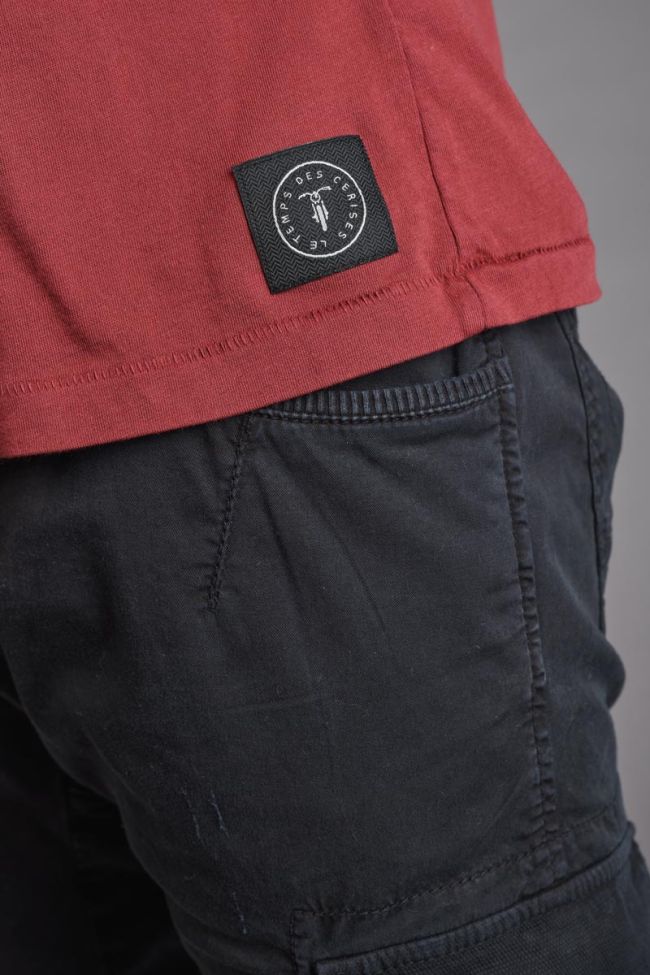 T-shirt Brown rouge