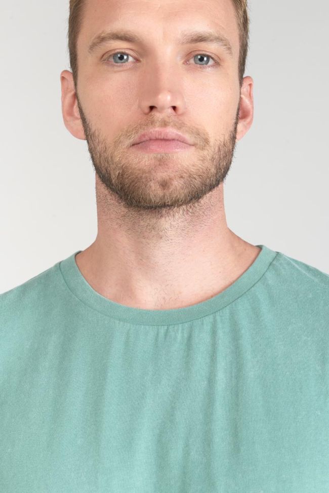 T-shirt Brown vert d'eau