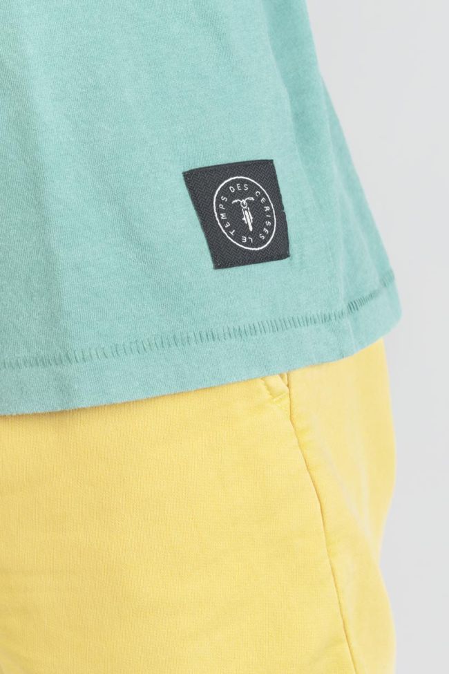 T-shirt Brown vert d'eau