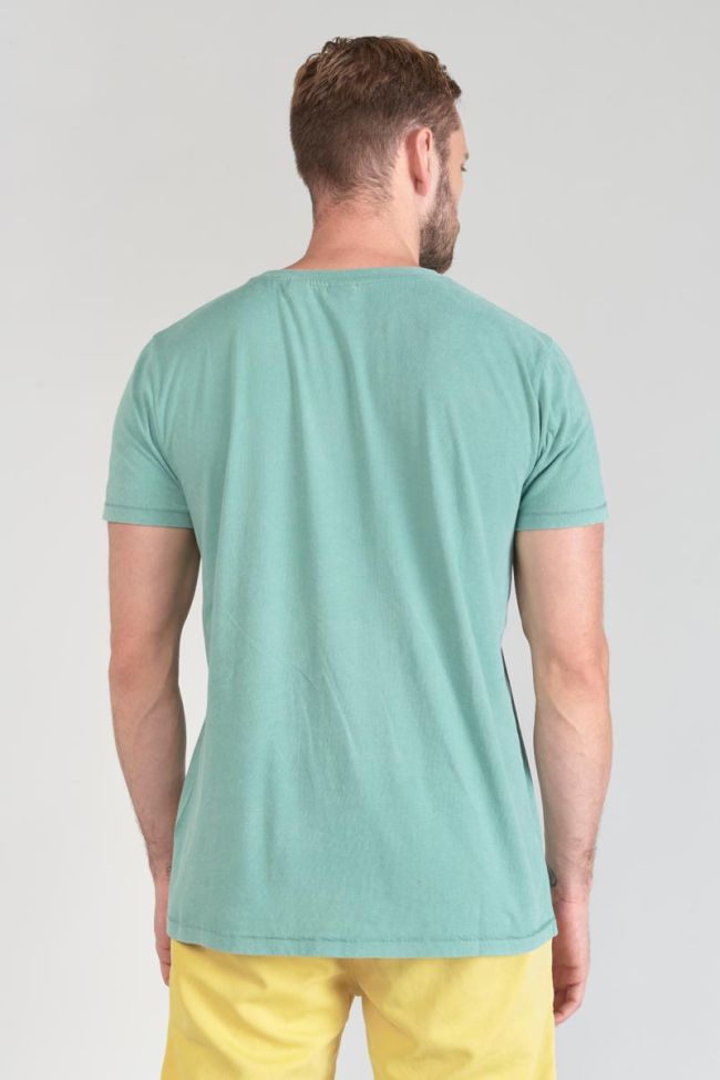 T-shirt Brown vert d'eau