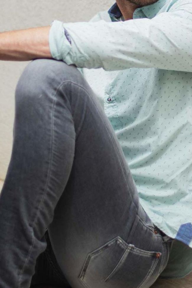 Chemise Marlon vert d'eau