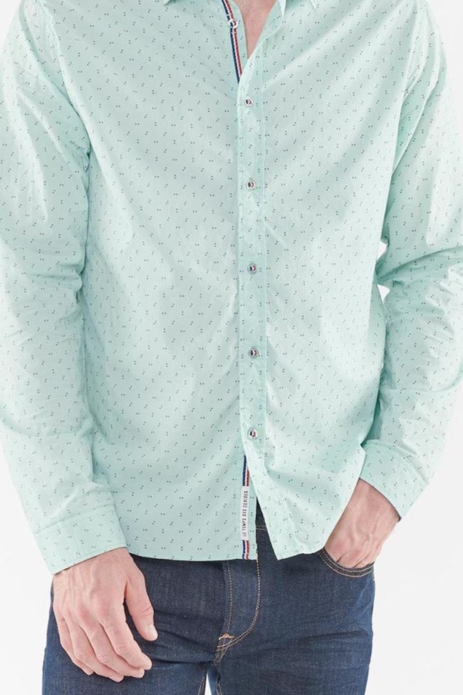 Chemise Marlon vert d'eau