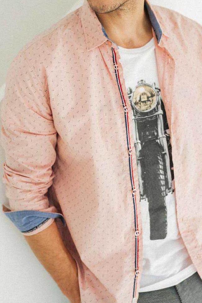 Chemise Marlon rose