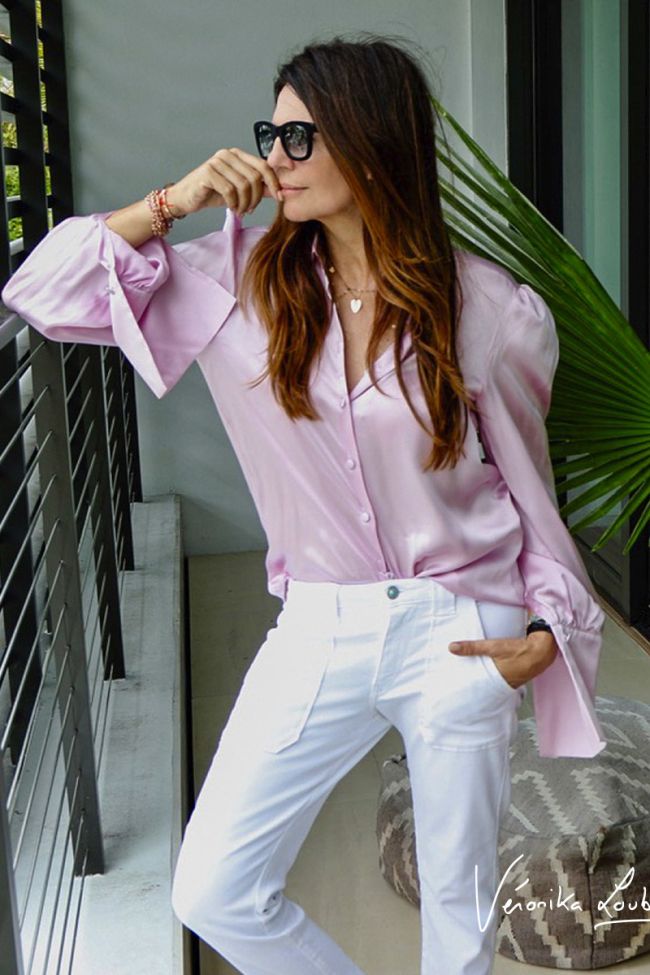 Jeans 200/43 boyfit GK blanc by Véronika Loubry