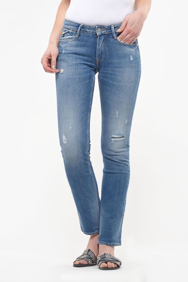 Jeans 300/02 regular Mel destroy bleu N°3