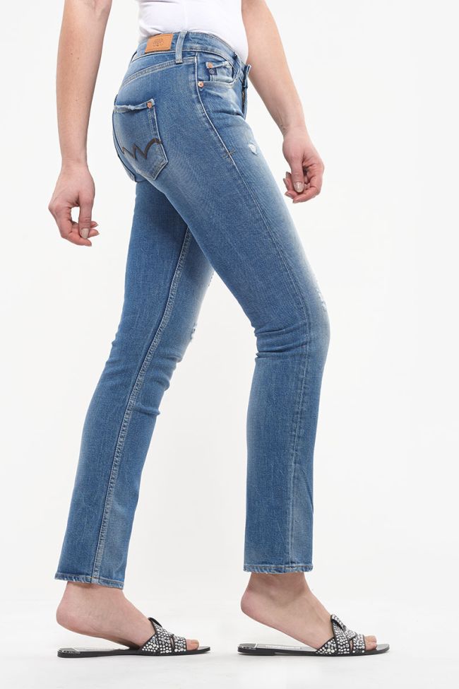 Jeans 300/02 regular Mel destroy bleu N°3
