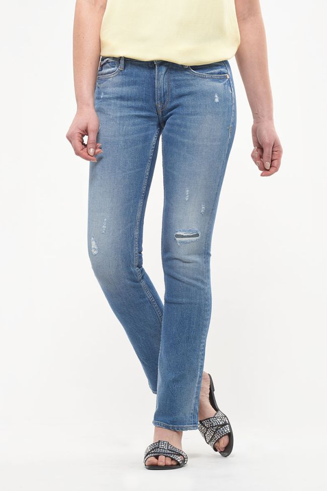 Jeans 300/02 regular Mel destroy bleu N°3