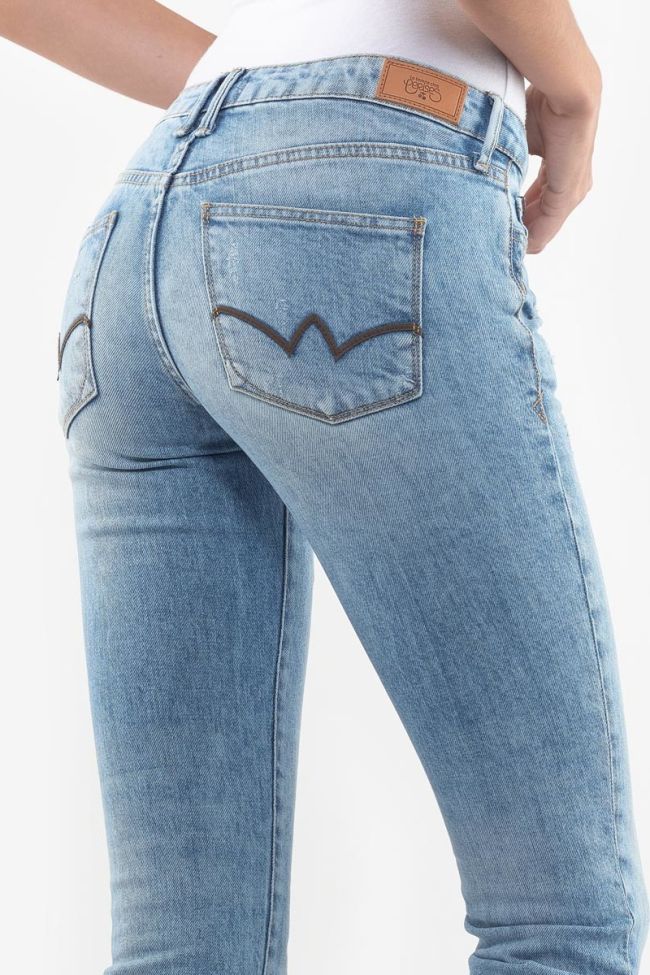 Jeans 300/16 slim Basic destroy bleu N°5